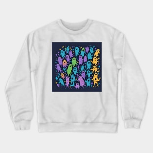 cute ghosts halloween Crewneck Sweatshirt